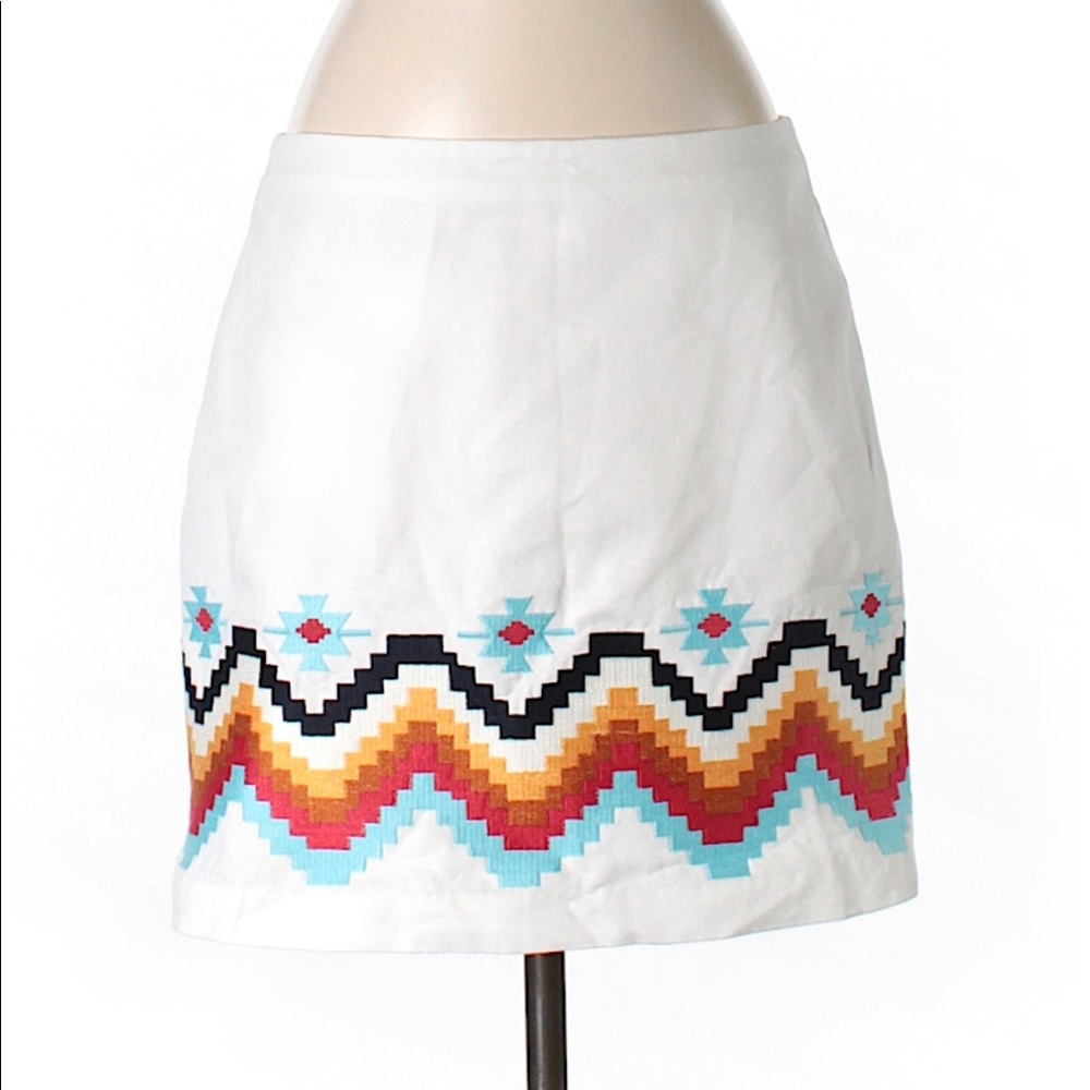 White Mini Skirt
